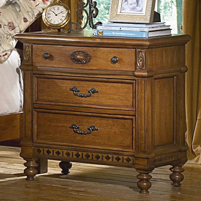Vaughan Furniture Southern Heritage Traditional 3 Drawer Nightstand